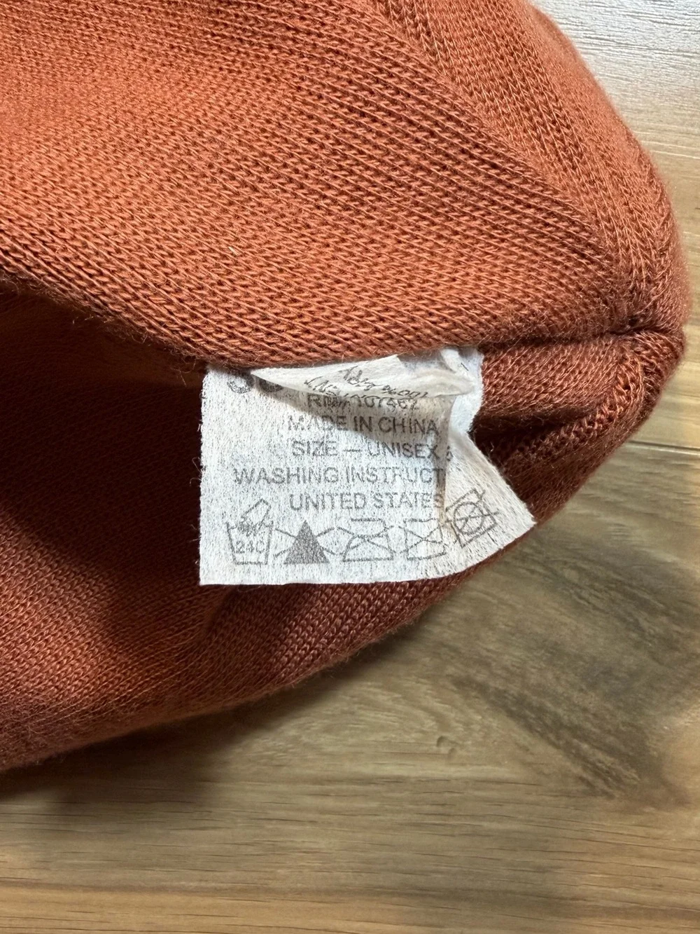 Y2K Beanie with Black Tribal Stitching